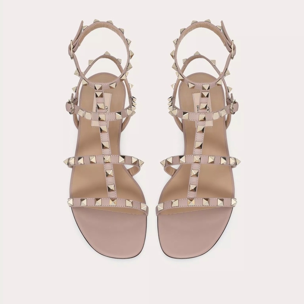 Valentino Rockstud Calfskin Sandal size 7.5
